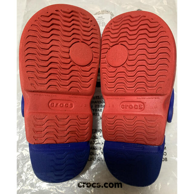 crocs(クロックス)の20cm クロックス　アウトレット　２色　レッド／ブルー キッズ/ベビー/マタニティのキッズ靴/シューズ(15cm~)(サンダル)の商品写真