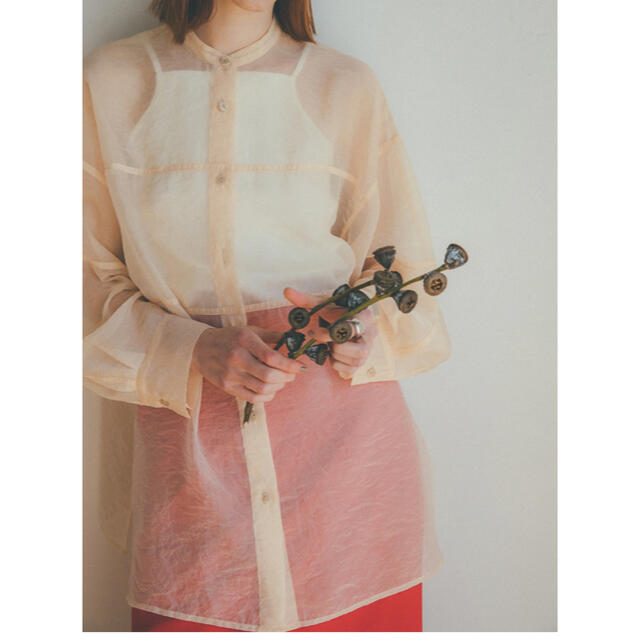 CLANE クラネ SWITCH SHEER SHIRT