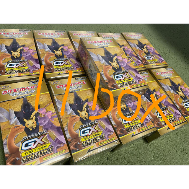 ポケモン(ポケモン)の✨タッグオールスターズ11BOX✨新品未開封シュリンク付き✨ エンタメ/ホビーのトレーディングカード(Box/デッキ/パック)の商品写真