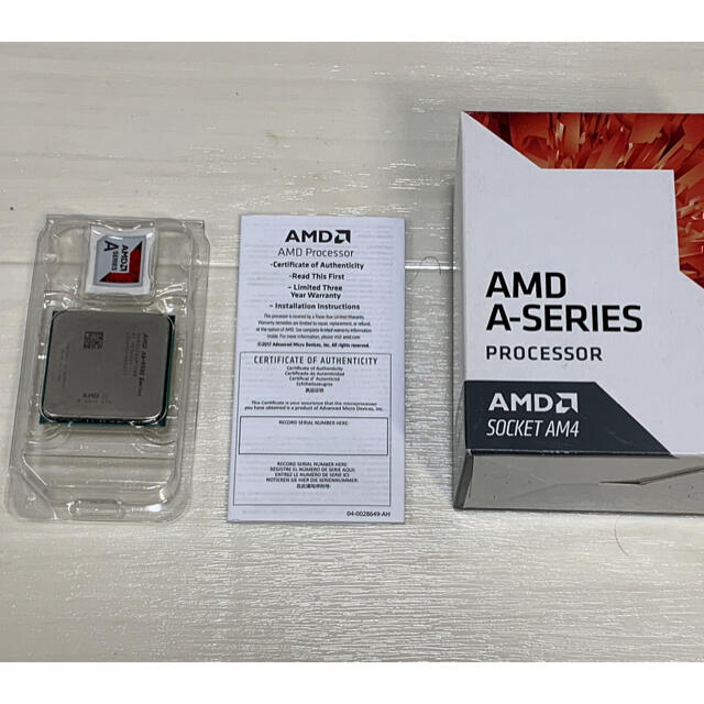 【ばばあぱぱ様専用】AMD 7th Gen A6-9500 APU スマホ/家電/カメラのPC/タブレット(PCパーツ)の商品写真
