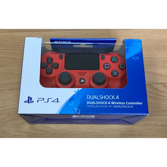 PS4 純正 コントローラー DUALSHOCK4 MagmaRedマグマレッド | フリマアプリ ラクマ