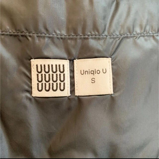 UNIQLO(ユニクロ)のUNIQLO U ライトダウンコート　S ネイビー メンズのジャケット/アウター(ステンカラーコート)の商品写真