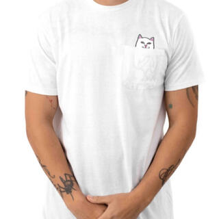 シュプリーム(Supreme)のRIPNDIP Tシャツ lordnermal white(Tシャツ/カットソー(半袖/袖なし))