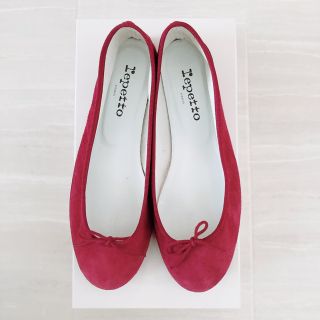 レペット(repetto)の【Lepetto】バレエシューズ ボルドー スエード  サイズ38 1/2 美品(バレエシューズ)