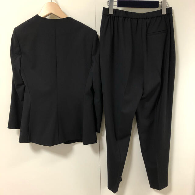 Theory 定番 TRACEABLE WOOL ノーカラージャケット パンツ 【受注生産