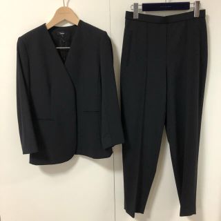 セオリー(theory)のTheory 定番 TRACEABLE WOOL ノーカラージャケット パンツ(スーツ)