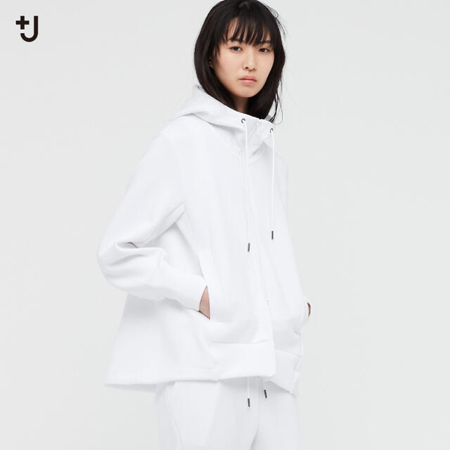 未使用品】 UNIQLO ユニクロ +J ドライスウェットフルジップパーカ パーカー