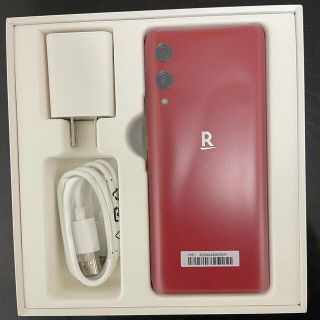 スマートフォン本体rakuten hand  Red ハンド クリムゾンレッド