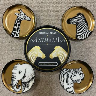 バーニーズニューヨーク(BARNEYS NEW YORK)のJonathan Adler Animalia 小皿4枚(食器)