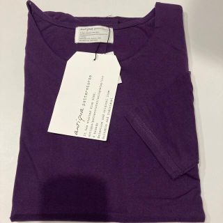 アンティカ(antiqua)のアンティカ　ラウンドネック　purple ロンT 新品(Tシャツ(長袖/七分))