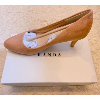 ランダ(RANDA)の新品 RANDA 走れるパンプス 24cm オレンジ(ハイヒール/パンプス)