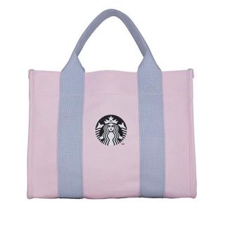 スターバックスコーヒー(Starbucks Coffee)の台湾 スターバックス 2021年 桜限定商品 トートバッグ ポケット付 ピンク(トートバッグ)