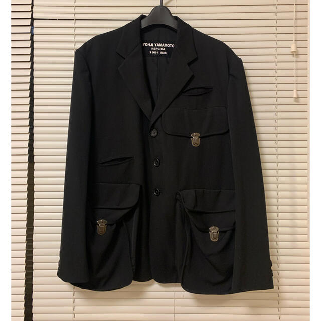 Yohji Yamamoto(ヨウジヤマモト)の新品 ヨウジヤマモト 1991 s/s replica ジャケット メンズのジャケット/アウター(テーラードジャケット)の商品写真