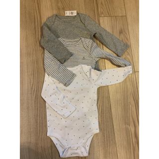 ベビーギャップ(babyGAP)のbaby gap ロンパース　3枚セット(肌着/下着)