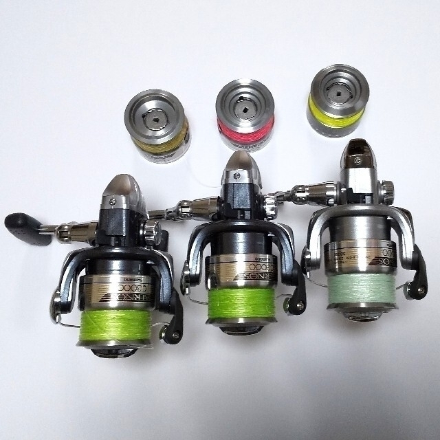 SHIMANO(シマノ)の【nonten022様専用】シマノ エアノス 3台＆替えスプール3個セット スポーツ/アウトドアのフィッシング(リール)の商品写真