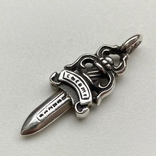 クロムハーツ(Chrome Hearts)のクロムハーツ ダガー DAGGER チャーム シルバー(ネックレス)