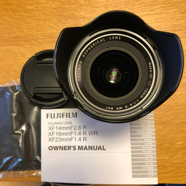 完売 XF16mm FUJIFILM - 富士フイルム F1.4 WR R レンズ(単焦点
