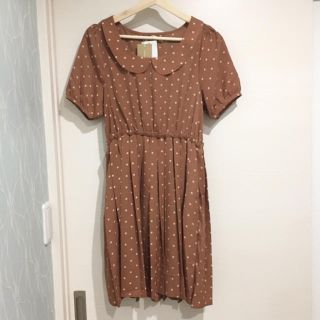 マジェスティックレゴン(MAJESTIC LEGON)の新品マジェ♡ドットプリーツワンピース (ミニワンピース)