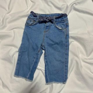 ザラキッズ(ZARA KIDS)のZARA Baby フリンジワイドデニムパンツ(パンツ/スパッツ)