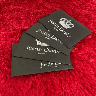 ジャスティンデイビス(Justin Davis)のjustin davis ギャランティカード(ネックレス)