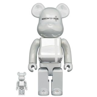 メディコムトイ(MEDICOM TOY)のBE@RBRICK MEDICOM TOY PLUS WHITE CHROME(その他)