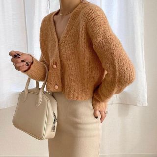 ザラ(ZARA)のnugu orangeカーディガン🍊(カーディガン)