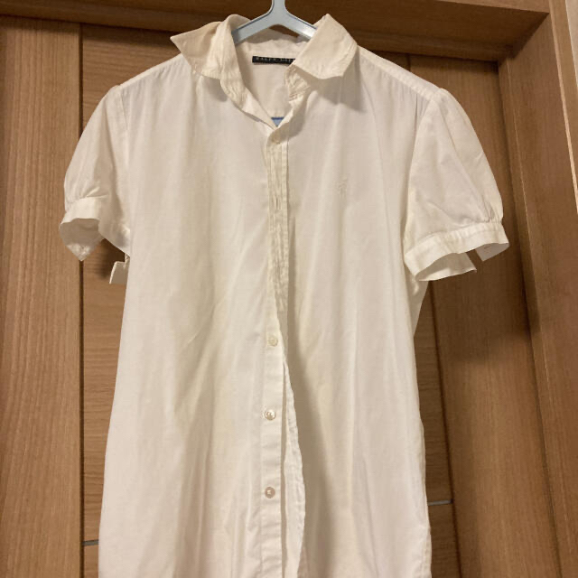 POLO RALPH LAUREN(ポロラルフローレン)のラルフローレン　白シャツ レディースのトップス(シャツ/ブラウス(半袖/袖なし))の商品写真