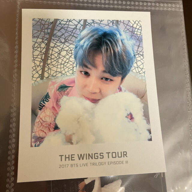 bts ジミン　ポラロイド　トレカ　wings ソウルコン