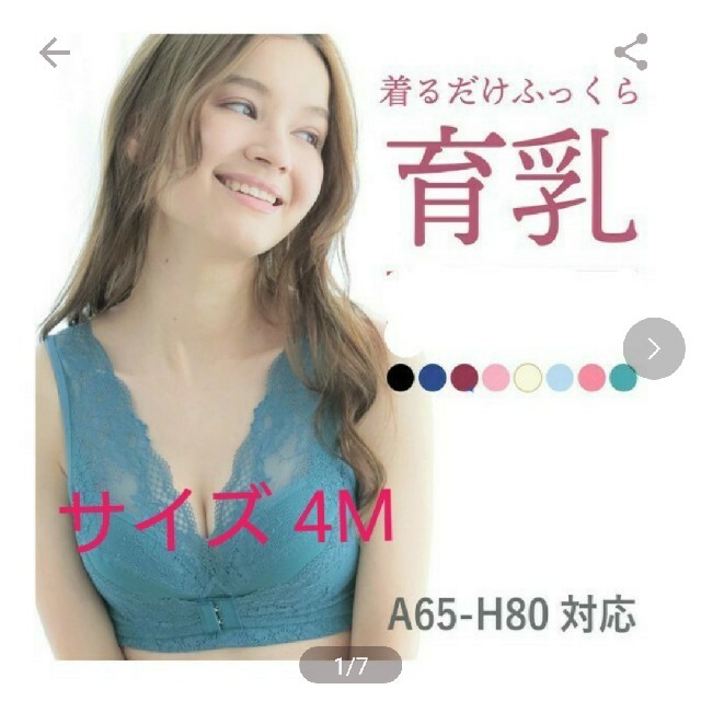 【新品】サイズ4M ルルクシェル 育乳ブラ  レディースの下着/アンダーウェア(ブラ)の商品写真