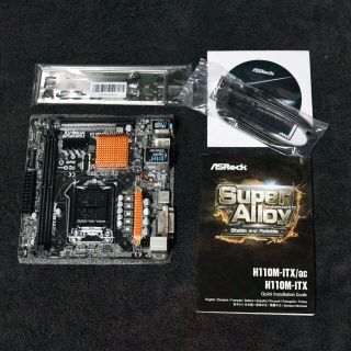 エイスース(ASUS)のASUS ASRock マザーボード H110M-ITX mini-ITX (PCパーツ)