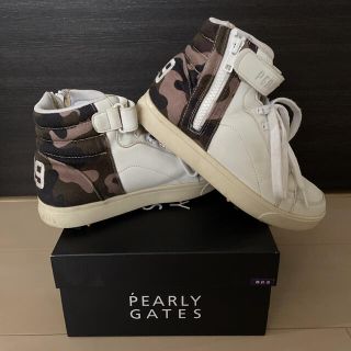 PEARLY GATES - パーリーゲイツ カモフラ ミドルカット ハイカット