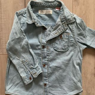 ザラキッズ(ZARA KIDS)のzara baby 長袖シャツ　80cm(シャツ/カットソー)