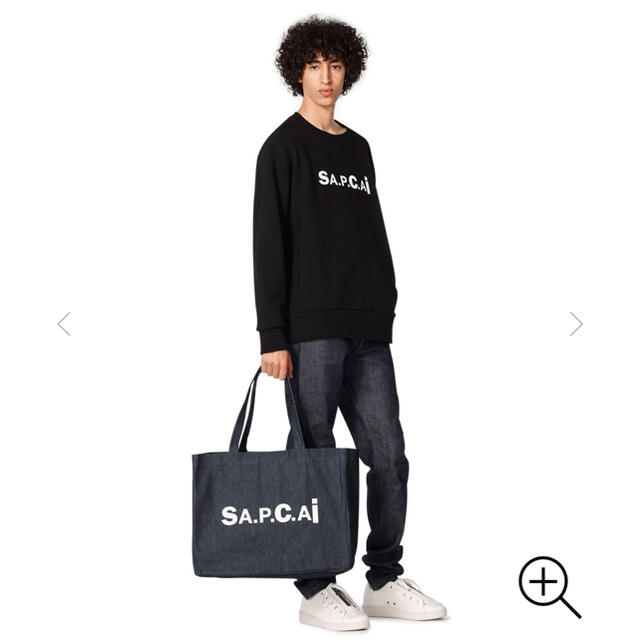 sacai(サカイ)のsacai apc スウェット 黒　L 正規品　新品　サカイ メンズのトップス(スウェット)の商品写真
