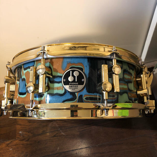 ソナー　スネア　アース　27プライ　13x5 sonor drum