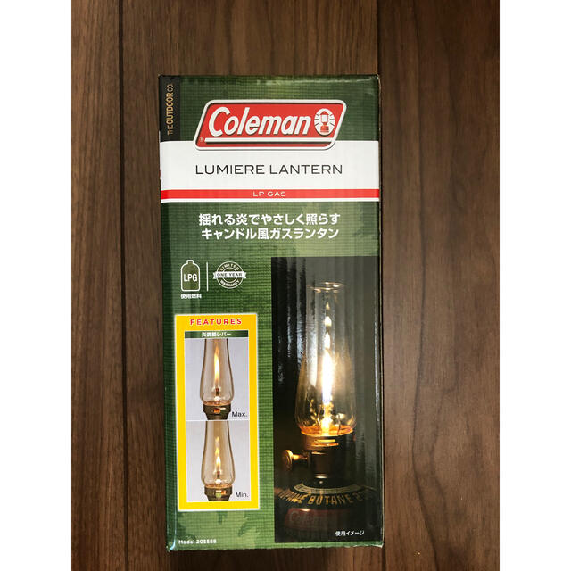 約210g付属品【新品未使用】coleman ルミエールランタン　コールマン