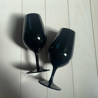 フランフラン(Francfranc)の❤︎黒　ワイングラス❤︎(グラス/カップ)