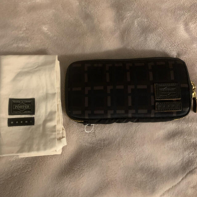 新品未使用】マルニポーターラウンドジップロングウォレット - 長財布
