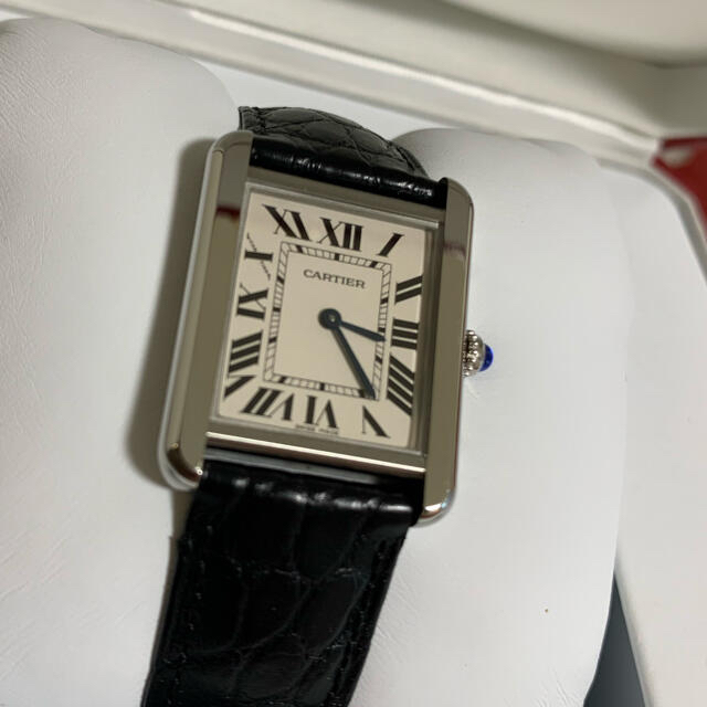 Cartier(カルティエ)の美品　Cartier　カルティエ  タンクソロ SM レディースのファッション小物(腕時計)の商品写真