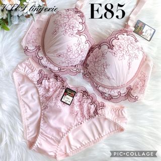 ブラジャーショーツセットE85L L(ブラ&ショーツセット)