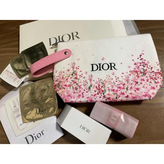 ディオール(Dior)のDior ノベルティ　ポーチ&リップケース　セット(ポーチ)