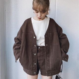 マウジー(moussy)のLAGUAGEM ラグアジェム　デニムジャケット　セットアップ(Gジャン/デニムジャケット)