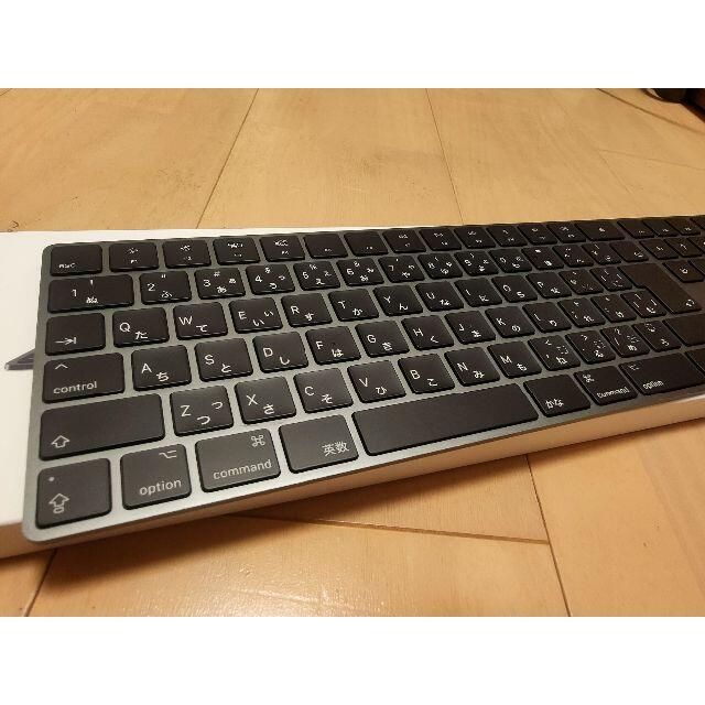 Mac (Apple)(マック)の【中古】【純正】Apple Magic keyboard 日本語テンキー付き スマホ/家電/カメラのPC/タブレット(PC周辺機器)の商品写真