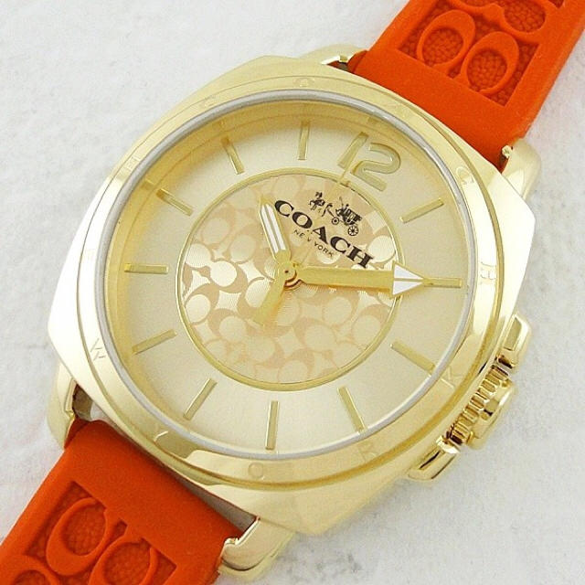 COACH(コーチ)の1年保証 COACH 腕時計 レディース コーラルカラー 14502094 新品 レディースのファッション小物(腕時計)の商品写真