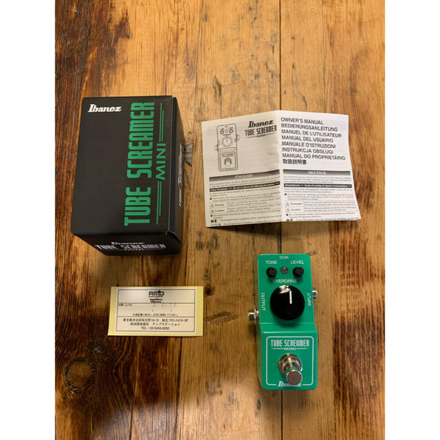 Ibanez(アイバニーズ)の【即購入可】 使用1時間 Ibanez TS MINI 楽器のギター(エフェクター)の商品写真