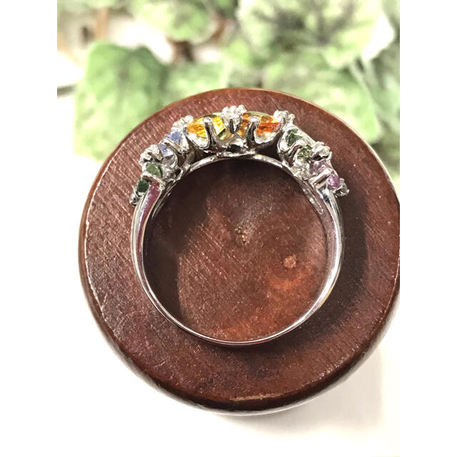 【専用出品】百花繚乱☆サファイア 計3.70ct / ダイヤ K14 リング レディースのアクセサリー(リング(指輪))の商品写真