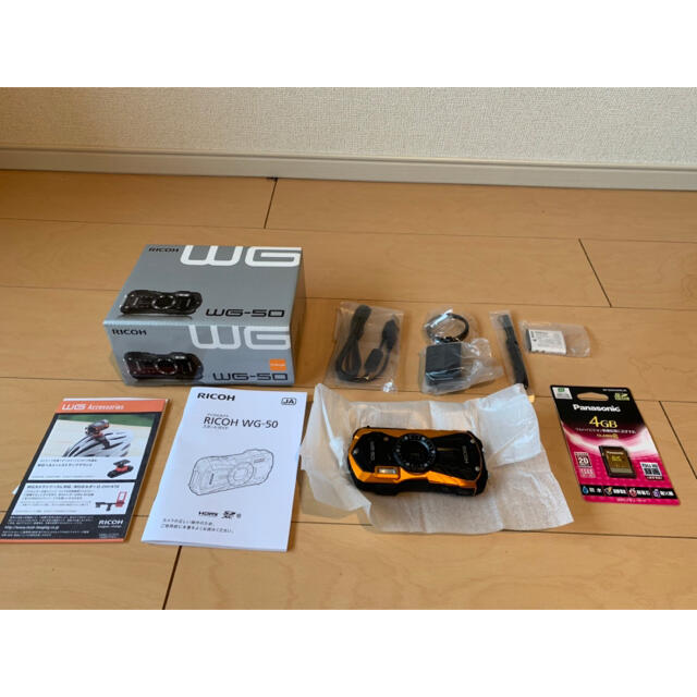 RICOH WG-50 ORANGE 新品　未使用コンパクトデジタルカメラ