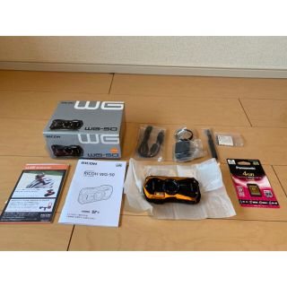 リコー(RICOH)のRICOH WG-50 ORANGE 新品　未使用(コンパクトデジタルカメラ)