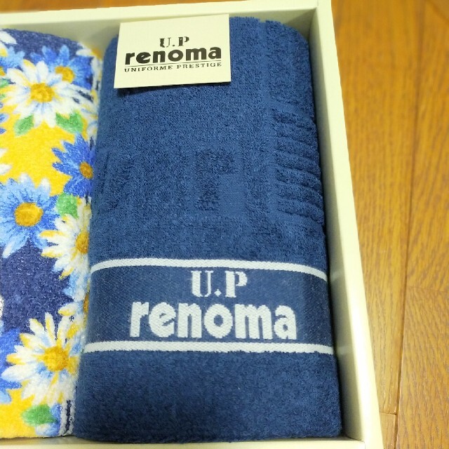 U.P renoma(ユーピーレノマ)のU.P renoma フェイスタオルセット インテリア/住まい/日用品の日用品/生活雑貨/旅行(タオル/バス用品)の商品写真