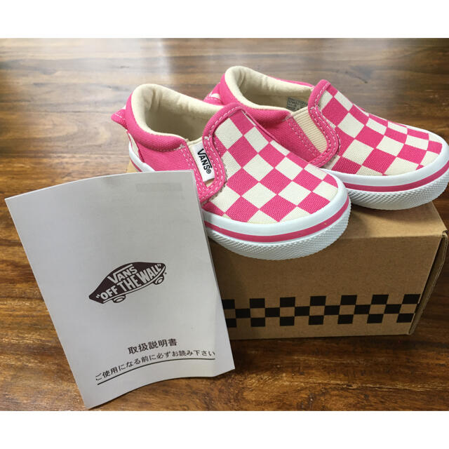 VANS(ヴァンズ)のvansキッズ用スリッポン14cm キッズ/ベビー/マタニティのベビー靴/シューズ(~14cm)(スリッポン)の商品写真