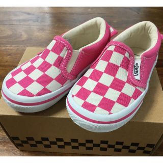 ヴァンズ(VANS)のvansキッズ用スリッポン14cm(スリッポン)